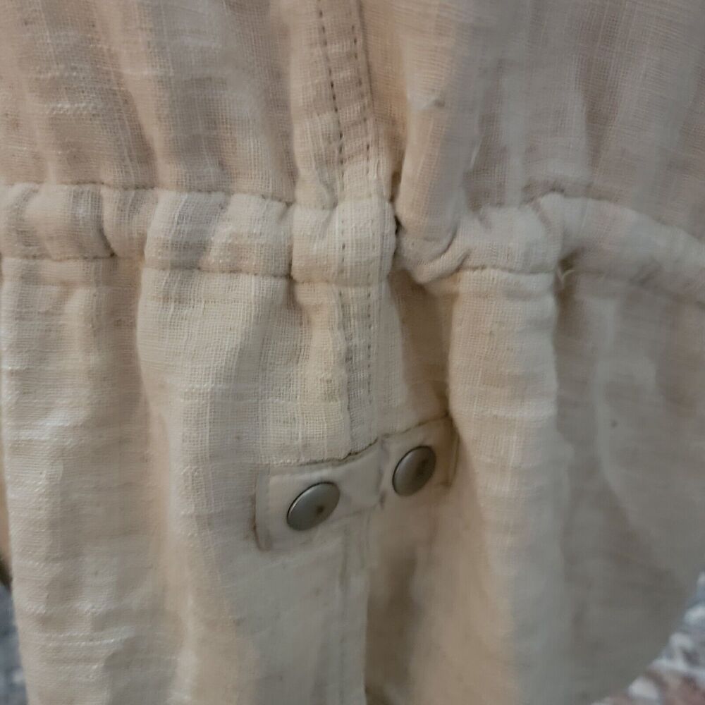 Rag‎ Poets Khaki Colored Linen Jacket Size 1X - Picture 5 of 10